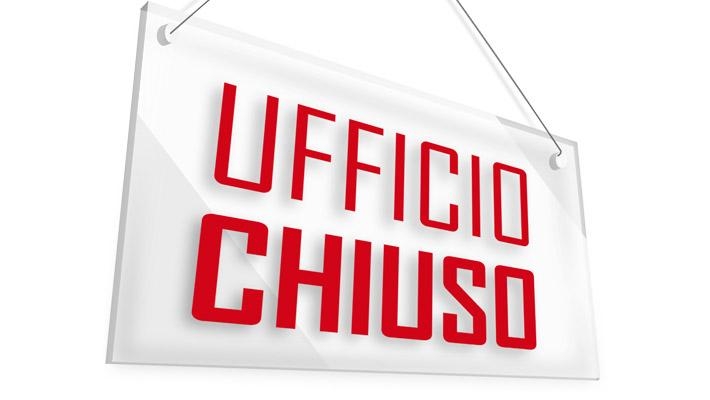 Avviso Chiusura Ufficio Finanziario